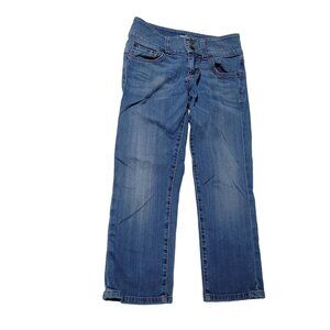 Red Engine Lotus Jeans Womens Size 26 Straight Low Rise Medium Wash Denim Pants